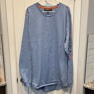 Hawx FR Light Blue Long Sleeve Men's Tee